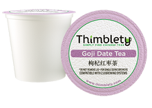 Load image into Gallery viewer, Chinese Goji Date Tea 12 Pack - 12 Tea Pods, brew 2 cups per pod
