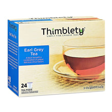 Load image into Gallery viewer, Thimblety Earl Grey Tea K-Cups for Keurig,Unsweetened Simply Fine Chinese Tea, Earl Grey Tea K Pods,Earl Grey Tea Capsule,Sugar-Free,Carb-Free,Zero Calorie 24 Pods
