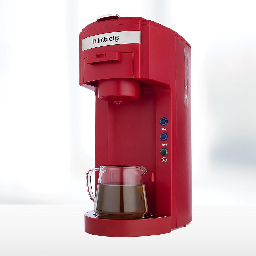 Single Serve Coffee Maker Brewer, Compatible With Coffee, Loose
